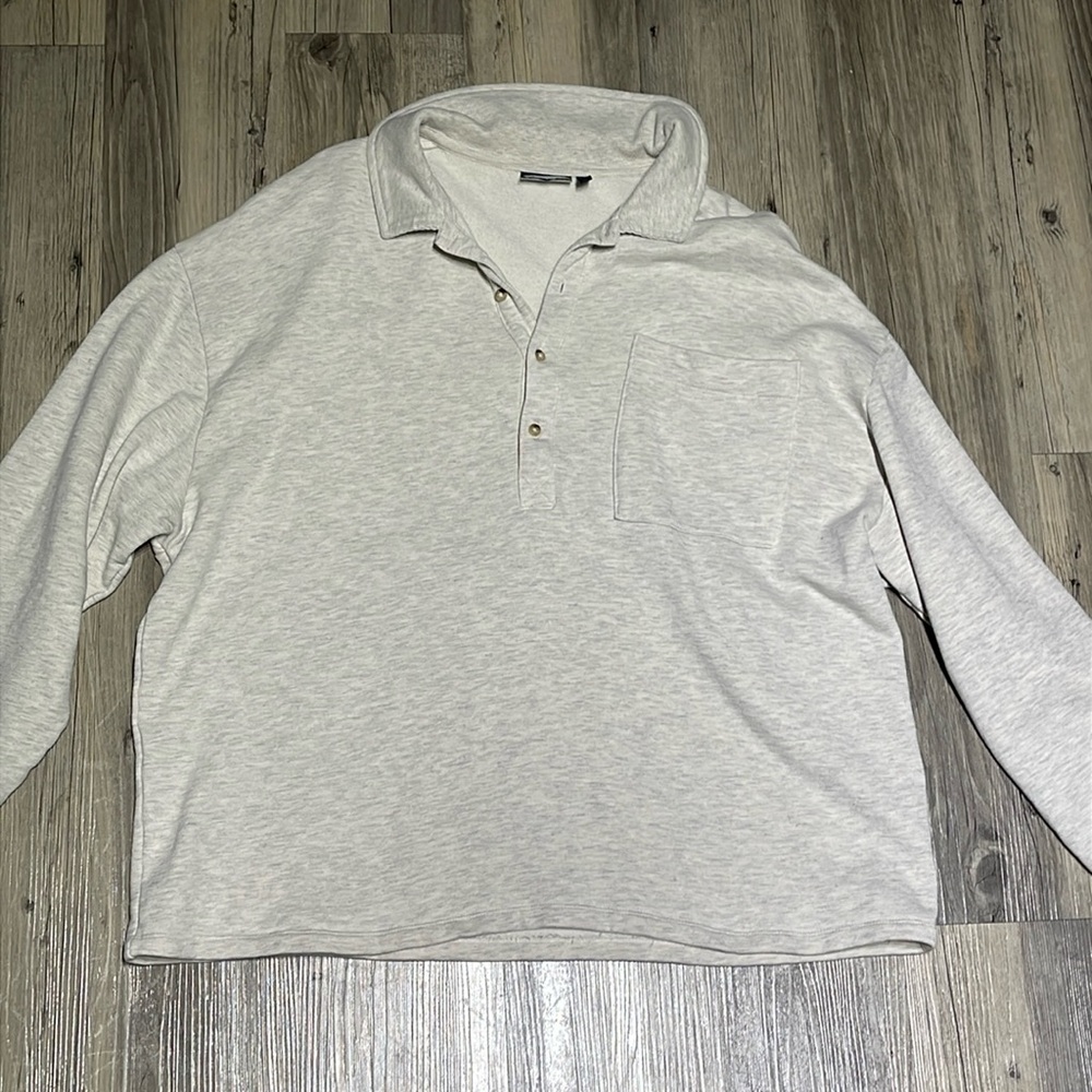 Men’s ASOS Grey Fleece Pullover